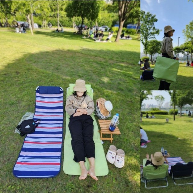 비치베드 베이직 휴대용 그라운드체어