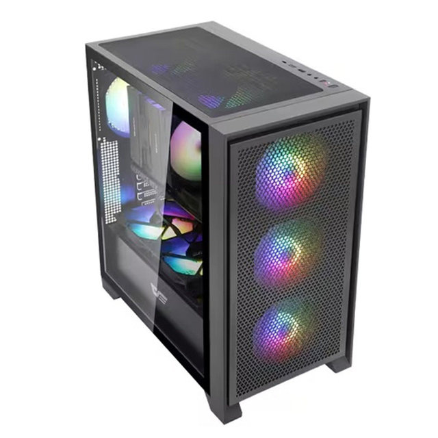 다크플래쉬 DRX70 MESH RGB 강화유리 (블랙)