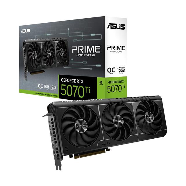ASUS PRIME 지포스 RTX 5070 Ti OC D7 16GB 인텍앤컴퍼니 [공인인증점]