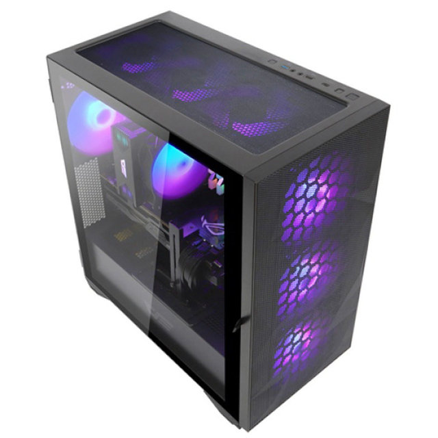 다크플래쉬 DLX21 RGB MESH 강화유리 V3 (블랙)