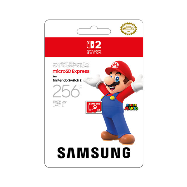 [4/24~6/03 사전예약] SWITCH2 삼성마이크로SD익스프레스카드256GB
