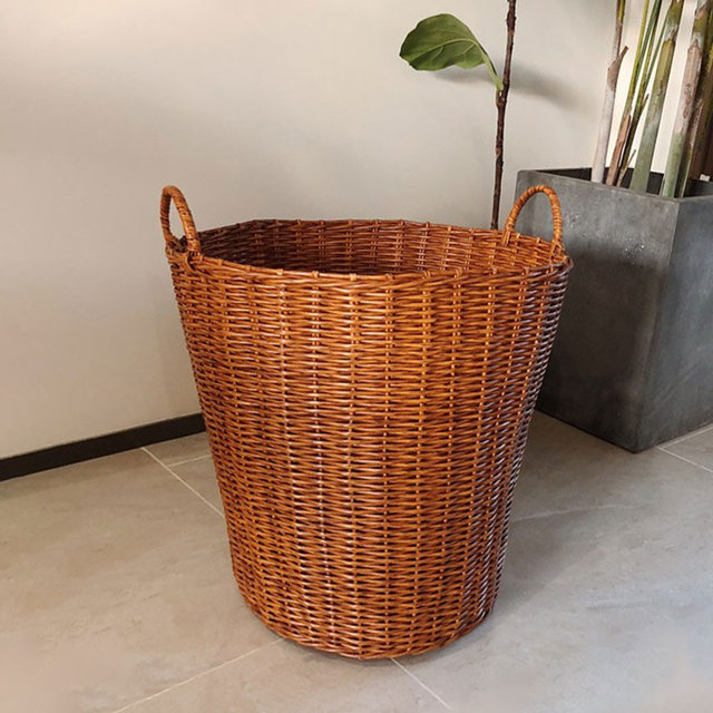 라탄 빨래바구니 햄퍼 빨래통 - 특대형