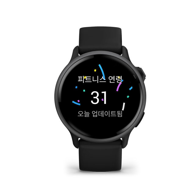 가민 비보액티브6 블랙 슬레이트 피트니스 GPS 스마트워치