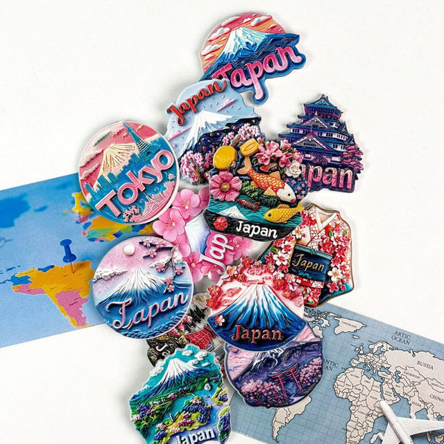 일본 여행 마그넷 냉장고 자석 기념품 12종