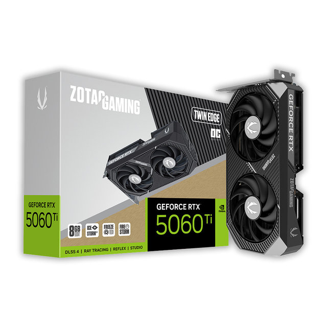 ZOTAC GAMING 지포스 RTX 5060 Ti Twin Edge OC D7 8GB 그래픽카드