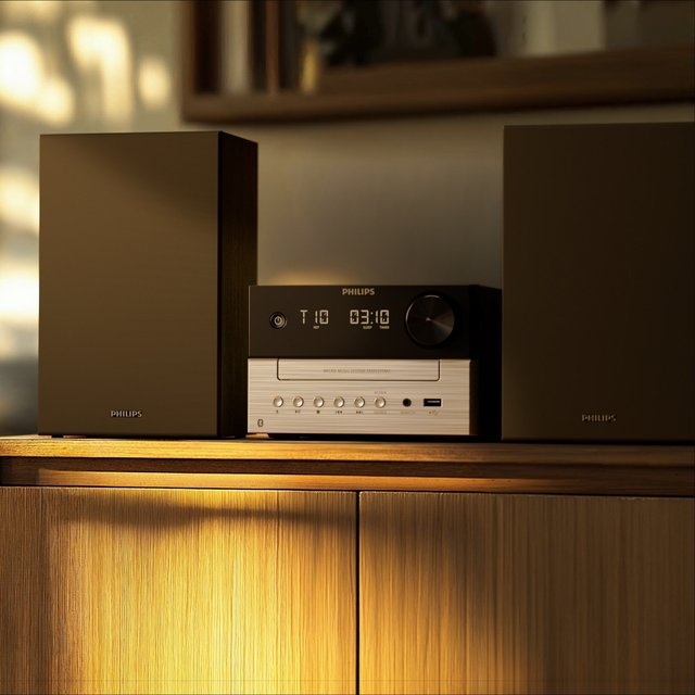 필립스 오디오 TAM3205M2 (Mark II) CD플레이어 블루투스 올인원 미니 컴포넌트