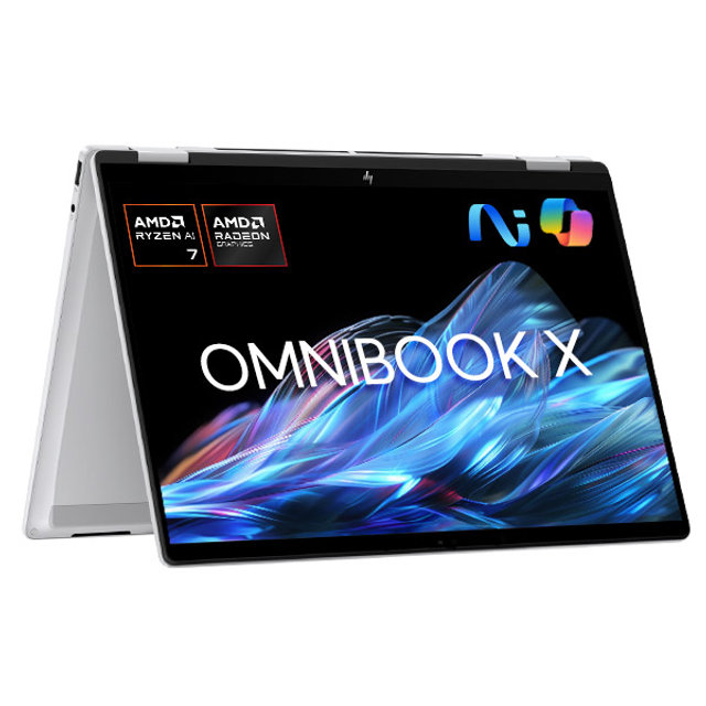 HP 2025 옴니북 X 플립 14-fk0020AU 3K OLED 라이젠 7 AI 350 크라켄포인트 32G 1TB 윈도우11홈 탑재