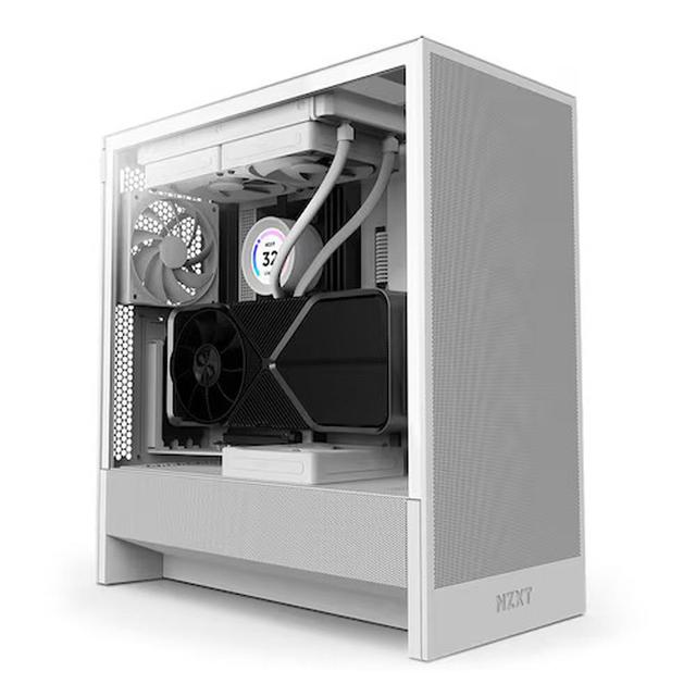 NZXT H5 Flow V2 (화이트) ATX 강화유리 PC케이스 대원씨티에스 E
