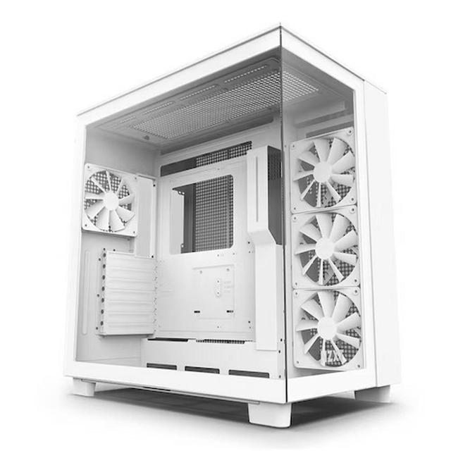 NZXT H9 Flow (화이트) ATX 강화유리 PC케이스 대원씨티에스 E