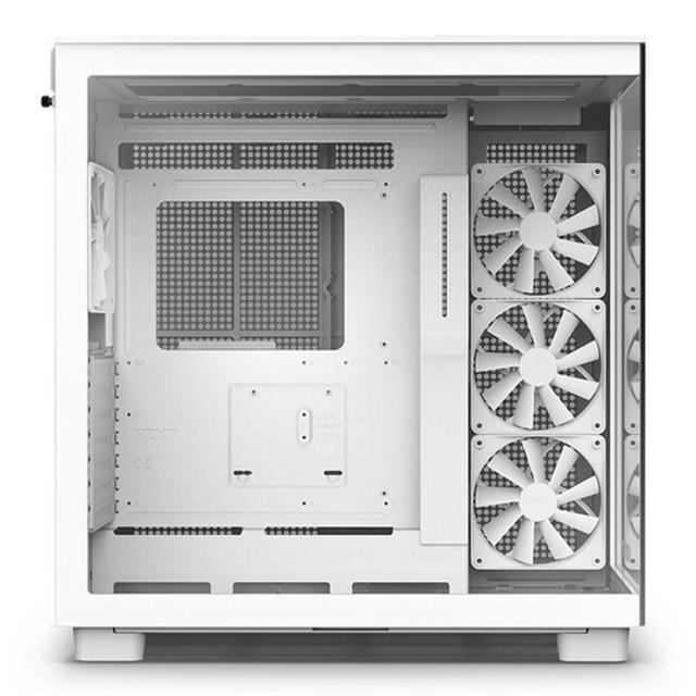 NZXT H9 Flow (화이트) ATX 강화유리 PC케이스 대원씨티에스 E