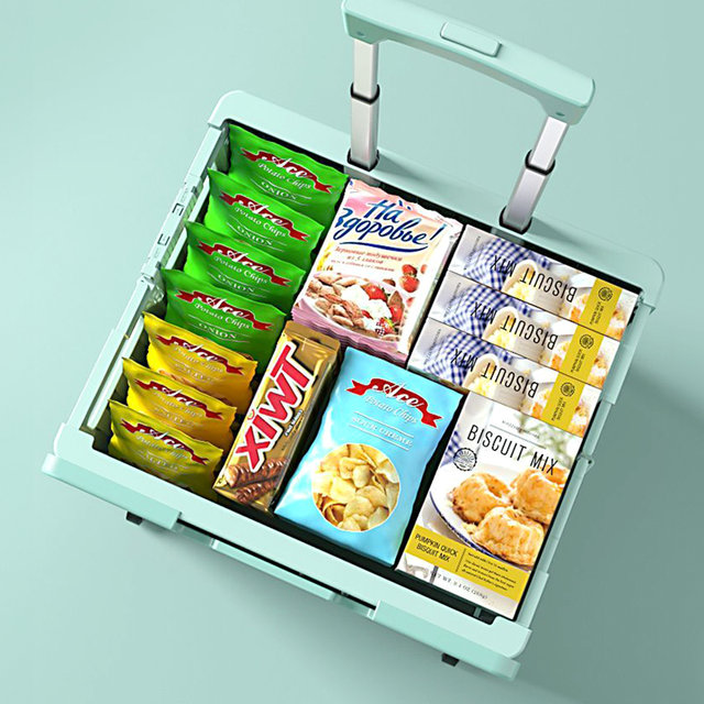 4바퀴 접이식 장바구니캐리어 시장 마트 폴딩 쇼핑카트