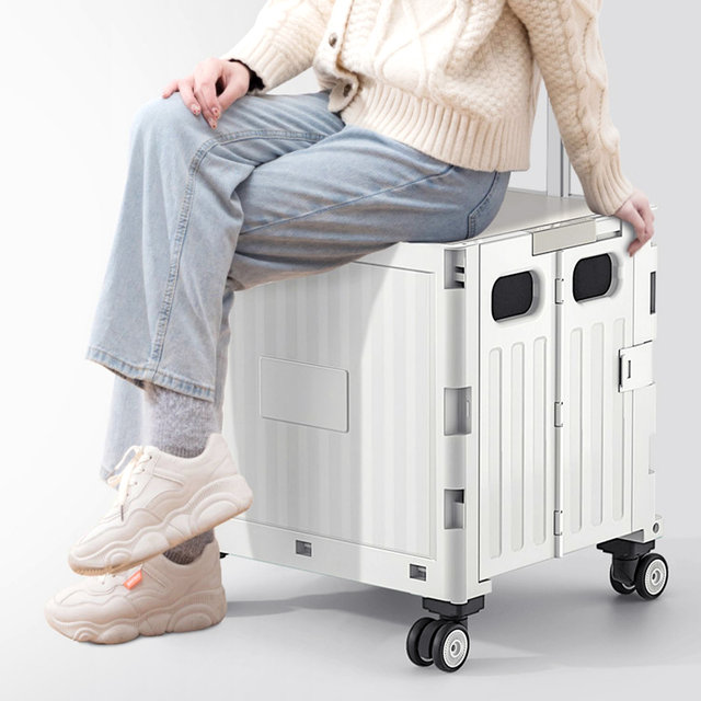 4바퀴 접이식 장바구니캐리어 시장 마트 폴딩 쇼핑카트