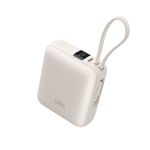 알로코리아 포켓 미니 고속충전 일체형 보조배터리 10000mAh 1008PD [포켓패키지]