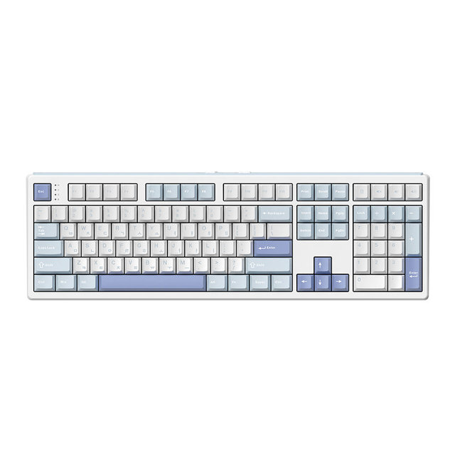 archon AK68 108키 유무선 블루투스 기계식 키보드 소다, 저소음라임V3