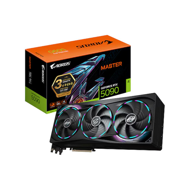 기가바이트 AORUS 지포스 RTX 5090 MASTER D7 32GB 제이씨현_M