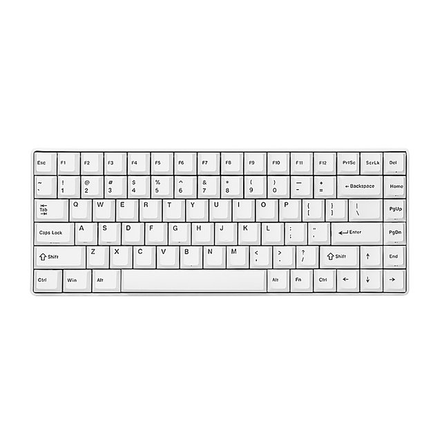 archon K75 84키 유무선 블루투스 기계식 키보드 영문 화이트 적축 45g