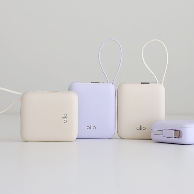 알로코리아 포켓 미니 고속충전 일체형 보조배터리 10000mAh 1008PD