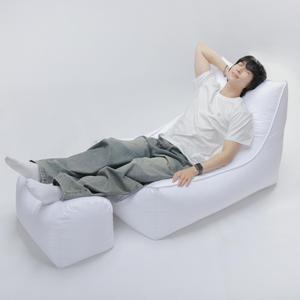 야외빈백 블랙에디션 라운저 WL800 [빈백+풋스툴세트]