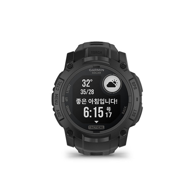 가민 인스팅트 3 택틱컬 솔라 50mm 블랙 멀티스포츠 GPS 스마트워치