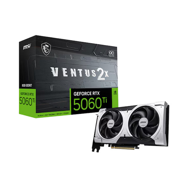  MSI 지포스 RTX 5060 Ti 벤투스 2X OC 플러스 D7 8GB/