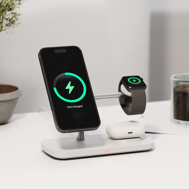 [비노출특가] Qi2 3in1 맥세이프 20W 고속 무선 멀티 충전기 거치대 UC320WQi2