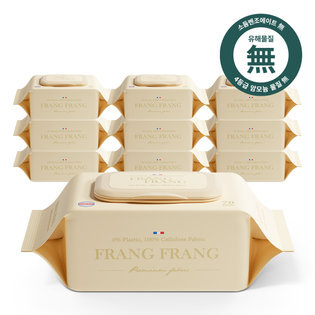 프랑프랑 에코 오리지널 두꺼운 아기 물티슈 (65gsm 무향) 70매x20팩