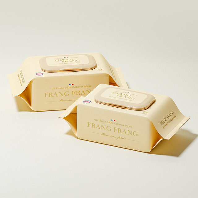 프랑프랑 에코 오리지널 두꺼운 아기 물티슈 (65gsm 무향) 70매x10팩