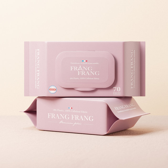 프랑프랑 에코 프리미어 두꺼운 아기 물티슈 (70gsm 무향) 70매x20팩