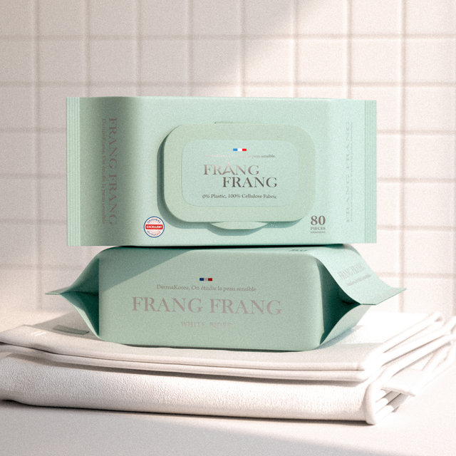 프랑프랑 비데 화장실용 물티슈 (무향) 80매x10팩