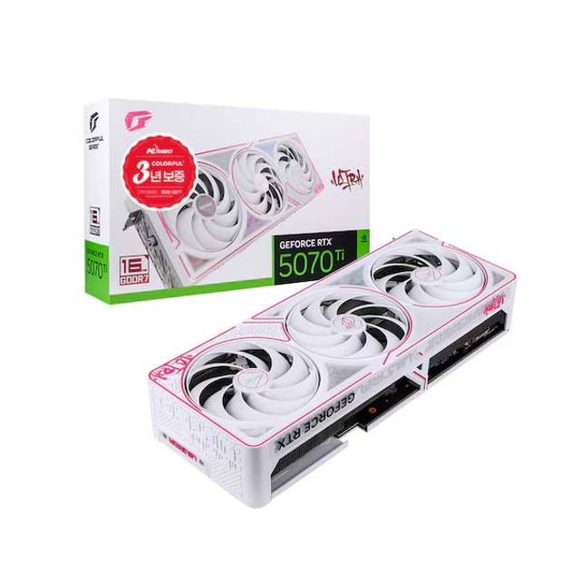  COLORFUL iGame 지포스 RTX 5070 Ti ULTRA OC White D7 16GB 피씨디렉트 jn