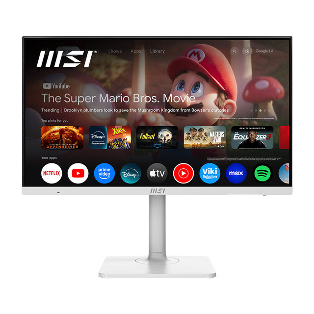 MSI MD272UPSWCL 4K UHD 스마트 화이트 PD65 무결점