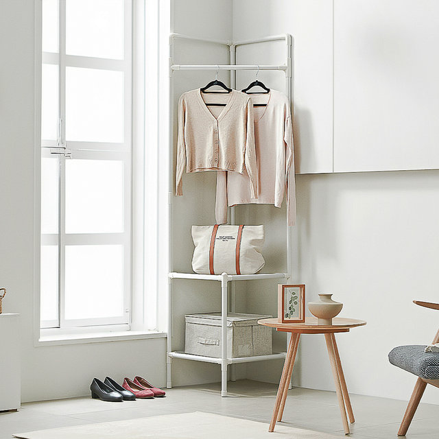 [비밀특가] 철제 시스템 드레스룸 코너행거 코너장