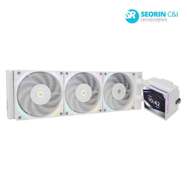 [서린공식] Thermalright Hyper Vision 360 ARGB 서린 (화이트)