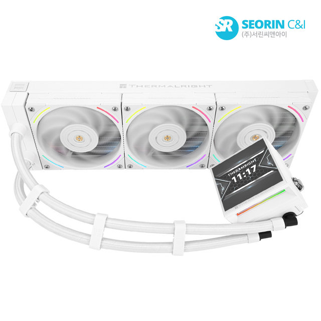 [서린공식] Thermalright Hyper Vision 360 ARGB 서린 (화이트)