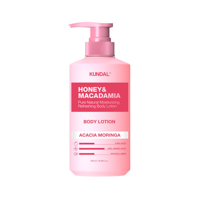 쿤달 허니 앤 마카다미아 퓨어 바디로션 아카시아 모링가 500ml x1개