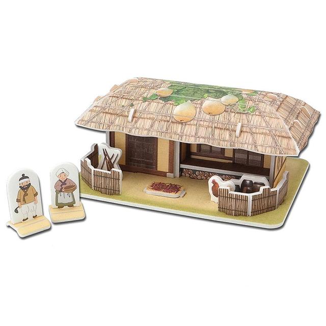 초가집 우드락 건물 건축 조립 모형 DIY 만들기