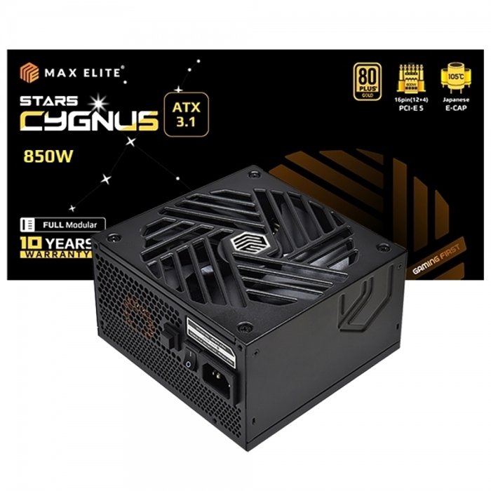 맥스엘리트 맥스엘리트 STARS CYGNUS 850W 골드 풀모듈 ATX3.1