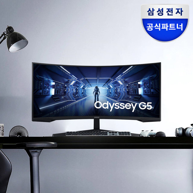 [혜택가 33.9만원] 삼성전자 오디세이 G5 LC34G55T 86~87cm(34인치) QHD 게이밍 165Hz 모니터