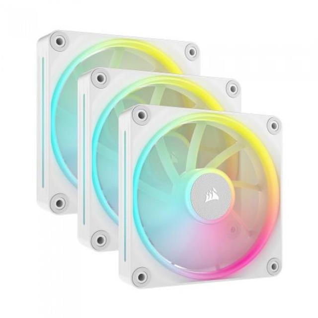 커세어 CORSAIR iCUE LINK LX120 RGB STARTER KIT (화이트, 3팩) (정품) A/S 5년