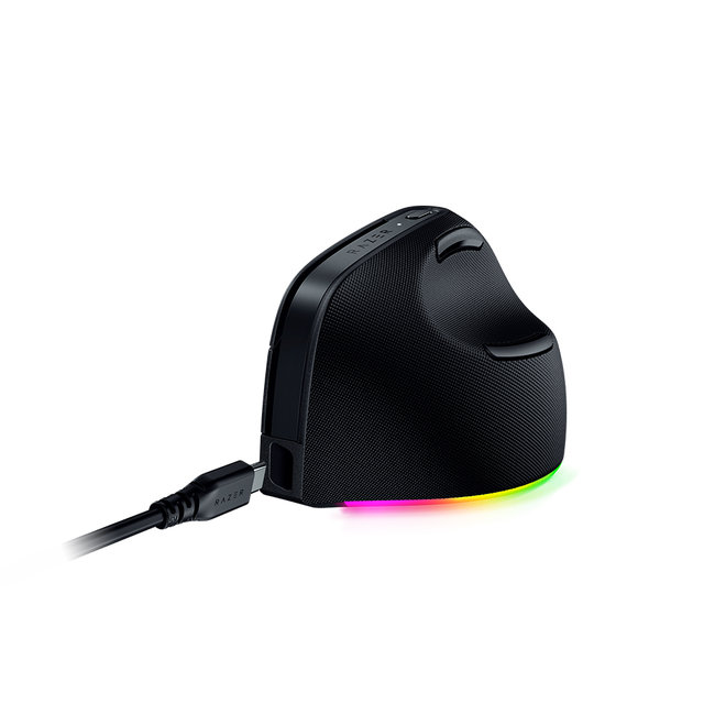 레이저코리아 Pro Click V2 Vertical 프로 클릭 V2 버티컬 인체공학 게이밍 무선 블루투스 마우스