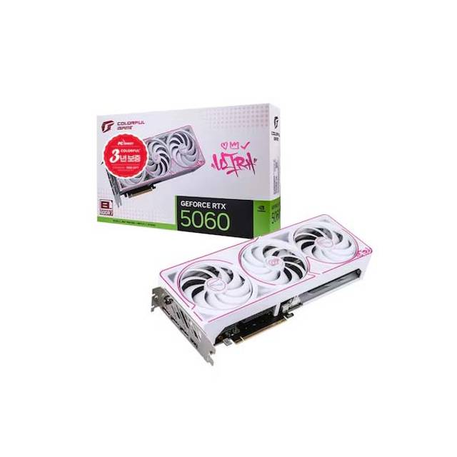 COLORFUL 지포스 RTX 5060 ULTRA OC White D7 8GB 피씨디렉트  jnp