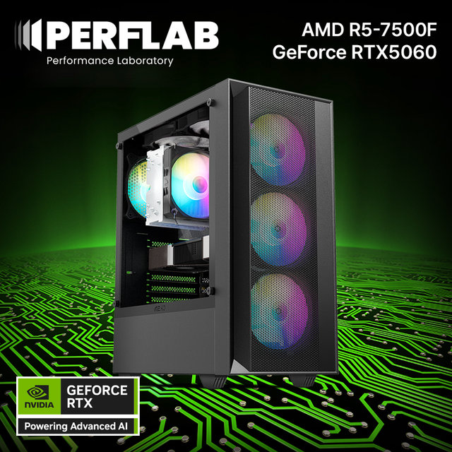 라이젠5 7500F RTX 5060 8GB 16GB 500GB 게이밍 컴퓨터 데스크탑 조립 PC