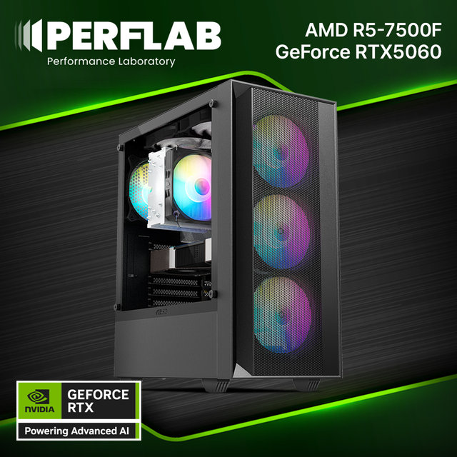 라이젠5 7500F RTX 5060 8GB 32GB 1TB 게이밍 컴퓨터 데스크탑 조립 PC
