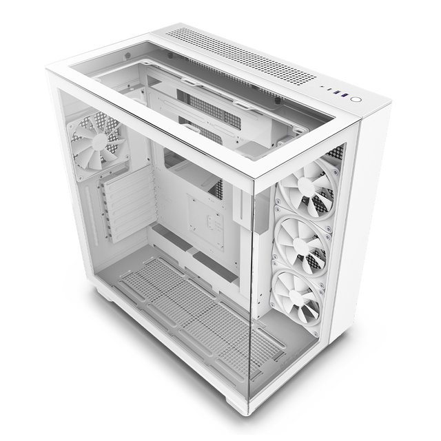 [NZXT] H9 Elite 화이트 듀얼챔버 ATX 미들타워 PC케이스 CM-H91EW-01