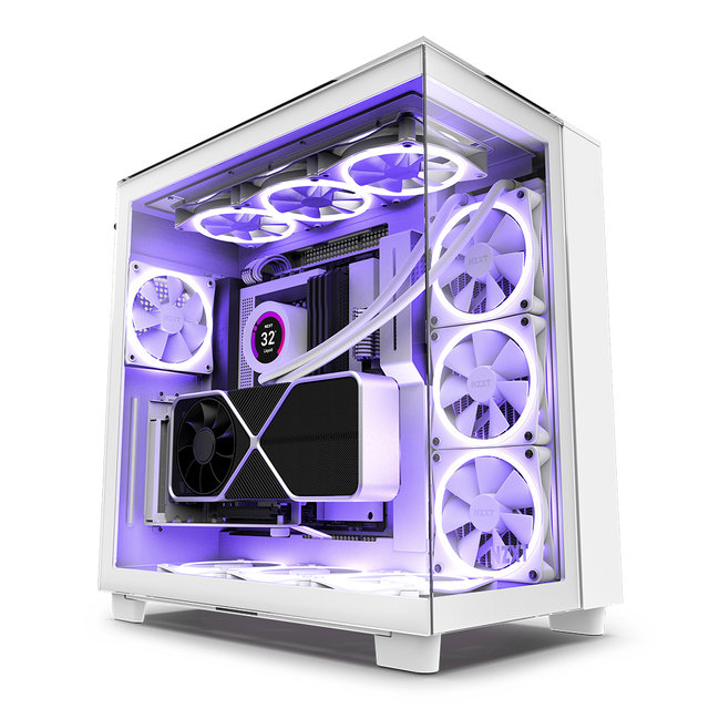[NZXT] H9 Elite 화이트 듀얼챔버 ATX 미들타워 PC케이스 CM-H91EW-01