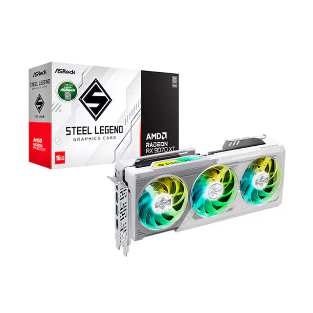 ASRock 라데온 RX 9070 XT 스틸레전드 D6 16GB 대원씨티에스/