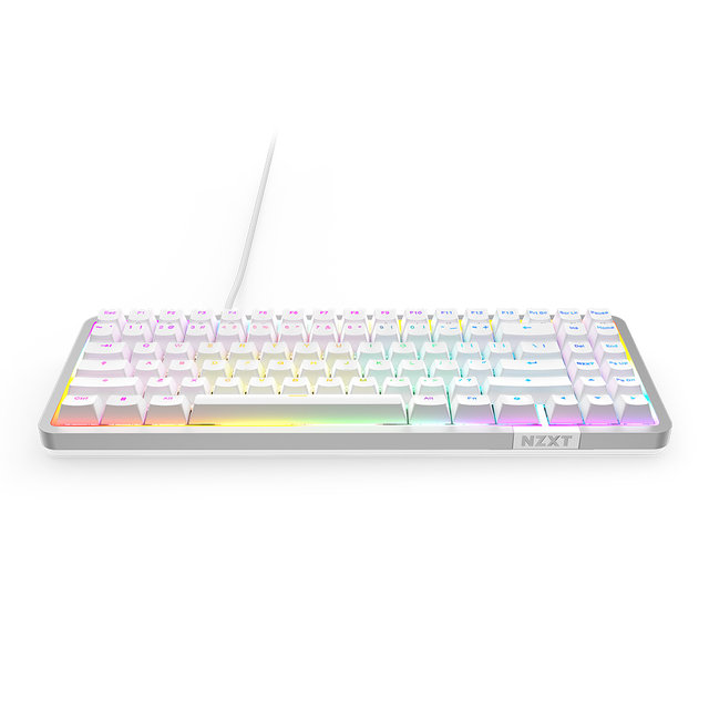 [NZXT] Function ELITE KB mini TKL 화이트 영문 레피드트리거 미니 텐키리스 게이밍 키보드 KB-101NW-US