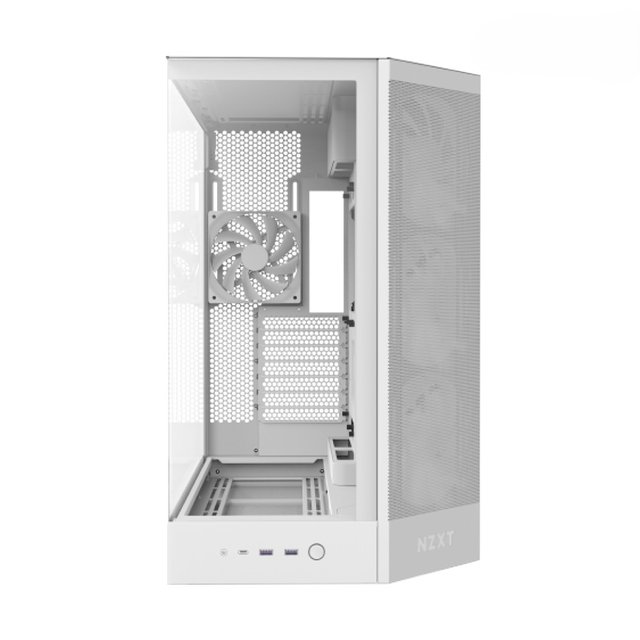 [NZXT] H9 Flow RGB V2 화이트 ATX 강화유리 미들타워 PC케이스 CM-H92FW-R1