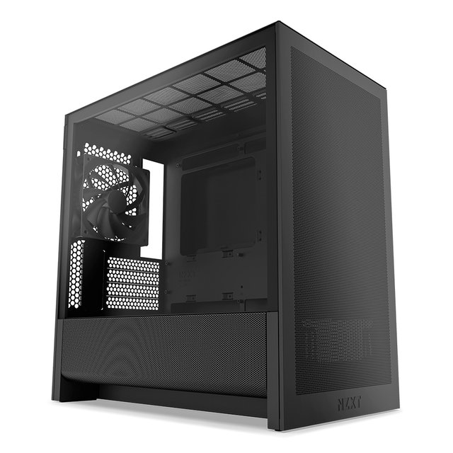 [NZXT] H3 FLOW 블랙 ATX 강화유리 미들타워 PC케이스 CC-H31FB-01