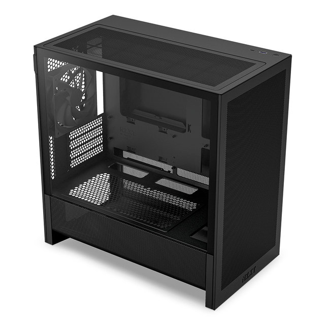 [NZXT] H3 FLOW 블랙 ATX 강화유리 미들타워 PC케이스 CC-H31FB-01